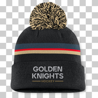 Vegas Golden Knights ženska zimska kapa Authentic Pro W/Cap Cuffed Pom Beanie