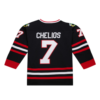 Chicago Blackhawks hokejaški dres Chris Chelios 1997 NHL Dark Alternate Jersey
