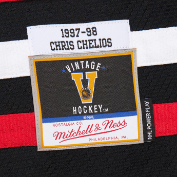 Chicago Blackhawks hokejaški dres Chris Chelios 1997 NHL Dark Alternate Jersey
