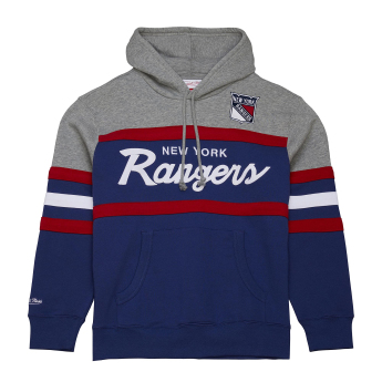 New York Rangers muška majica s kapuljačom Head Coach Hoodie Current Logo