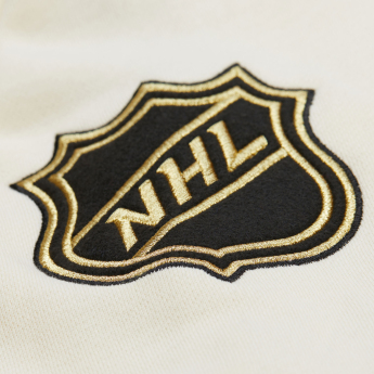 Anaheim Ducks muška majica s kapuljačom Courtside Fleece Button Front Current Logo