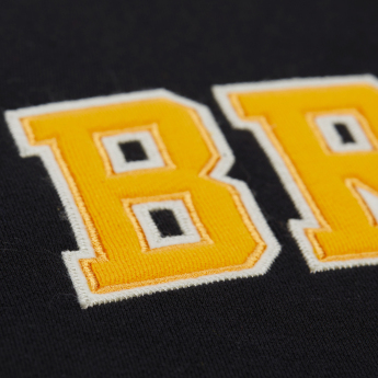 Boston Bruins muška majica s kapuljačom Courtside Fleece Button Front Current Logo
