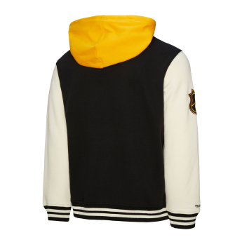 Pittsburgh Penguins muška majica s kapuljačom Courtside Fleece Button Front Current Logo