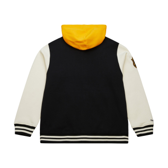 Pittsburgh Penguins muška majica s kapuljačom Courtside Fleece Button Front Current Logo