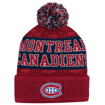 Montreal Canadiens dječja zimska kapa Puck Pattern Cuffed Pom