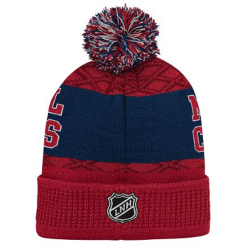 Montreal Canadiens dječja zimska kapa Puck Pattern Cuffed Pom