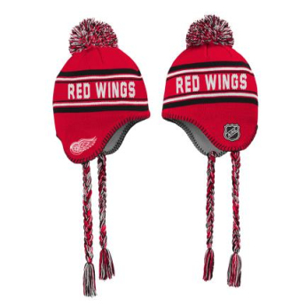 Detroit Red Wings dječja zimska kapa Jacquard Tassel Knit With Pom