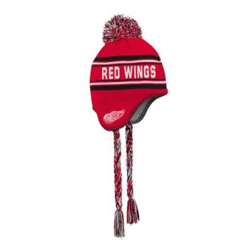 Detroit Red Wings dječja zimska kapa Jacquard Tassel Knit With Pom