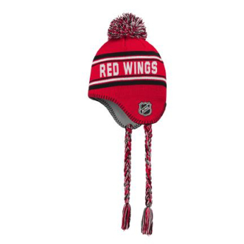 Detroit Red Wings dječja zimska kapa Jacquard Tassel Knit With Pom