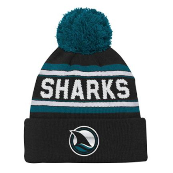 San Jose Sharks dječja zimska kapa 3Rd Jersey Jacquard Cuff Pom