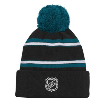 San Jose Sharks dječja zimska kapa 3Rd Jersey Jacquard Cuff Pom