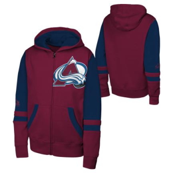 Colorado Avalanche dječja majica s kapuljačom Face Off Fz Flc Hd