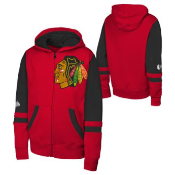 Chicago Blackhawks dječja majica s kapuljačom Face Off Fz Flc Hd