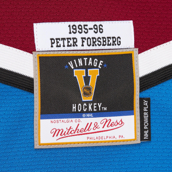 Colorado Avalanche hokejaški dres Peter Forsberg 1995 NHL Dark Jersey