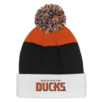 Anaheim Ducks dječja zimska kapa Essentials Cuffed Knit W Pom