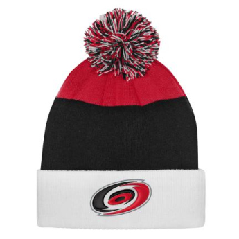 Carolina Hurricanes dječja zimska kapa Essentials Cuffed Knit W Pom