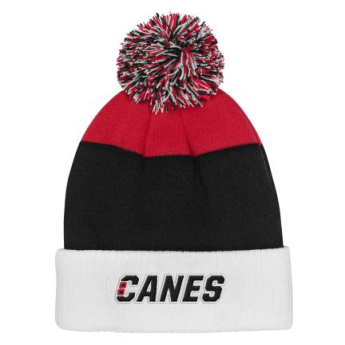 Carolina Hurricanes dječja zimska kapa Essentials Cuffed Knit W Pom