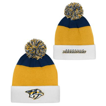 Nashville Predators dječja zimska kapa Essentials Cuffed Knit W Pom