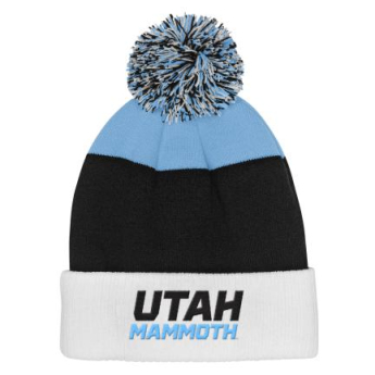 Utah Hockey Club dječja zimska kapa Essentials Cuffed Knit W Pom
