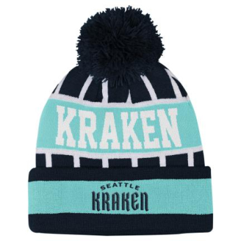 Seattle Kraken dječja zimska kapa Go Fast Cuffed Knit W Pom