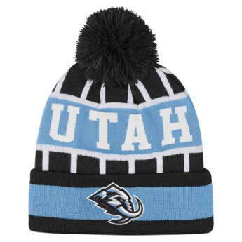 Utah Hockey Club dječja zimska kapa Go Fast Cuffed Knit W Pom