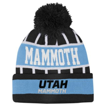 Utah Hockey Club dječja zimska kapa Go Fast Cuffed Knit W Pom