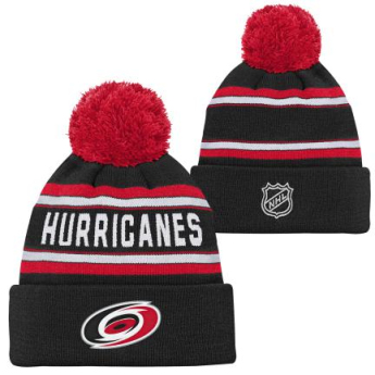 Carolina Hurricanes dječja zimska kapa Jacquard Cuffed Knit With Pom