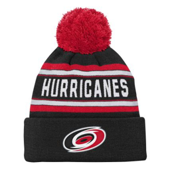 Carolina Hurricanes dječja zimska kapa Jacquard Cuffed Knit With Pom