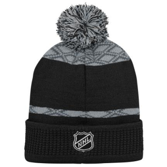Los Angeles Kings dječja zimska kapa Puck Pattern Cuffed Pom