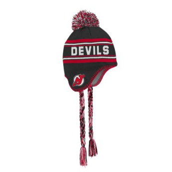New Jersey Devils dječja zimska kapa Jacquard Tassel Knit With Pom