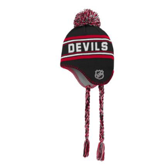 New Jersey Devils dječja zimska kapa Jacquard Tassel Knit With Pom