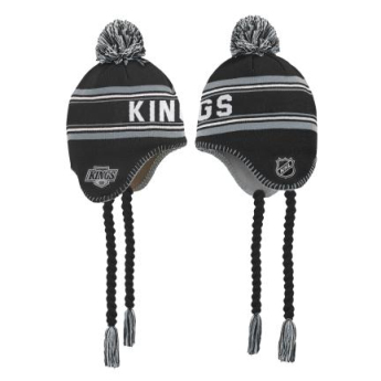 Los Angeles Kings dječja zimska kapa Jacquard Tassel Knit With Pom