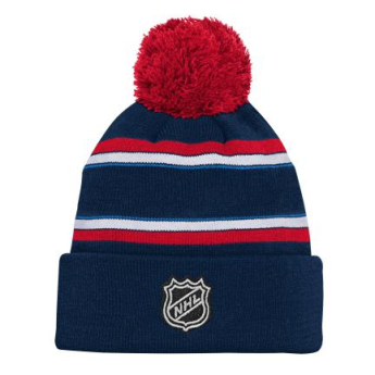New York Rangers dječja zimska kapa 3Rd Jersey Jacquard Cuff Pom