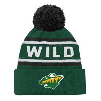 Minnesota Wild dječja zimska kapa 3Rd Jersey Jacquard Cuff Pom