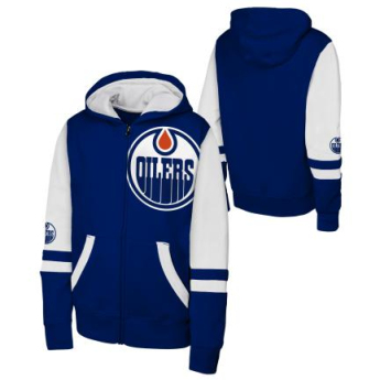 Edmonton Oilers dječja majica s kapuljačom Face Off Fz Flc Hd