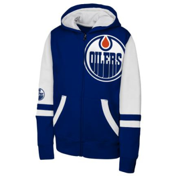 Edmonton Oilers dječja majica s kapuljačom Face Off Fz Flc Hd