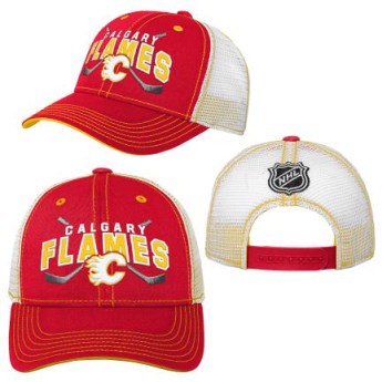 Calgary Flames dječja baseball kapa sa šiltom Lockup Meshback Adj.