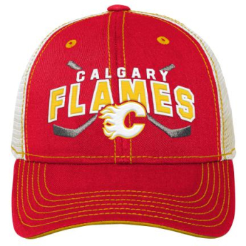 Calgary Flames dječja baseball kapa sa šiltom Lockup Meshback Adj.
