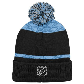 Utah Hockey Club dječja zimska kapa Puck Pattern Cuffed Pom