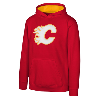 Calgary Flames dječja majica s kapuljačom Prime Po Flc Hood -Home