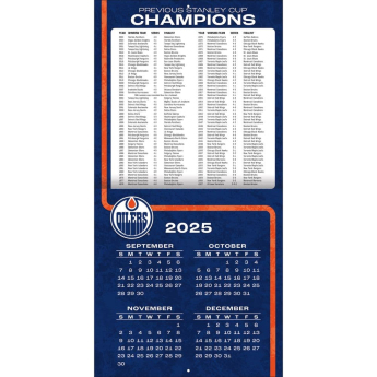 Edmonton Oilers kalendar 2026 Wall