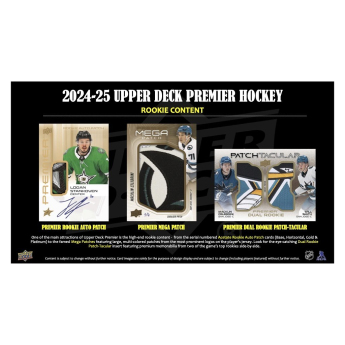 NHL boxovi NHL hokejske karte 2024-25 Upper Deck Premier Hockey Hobby Box