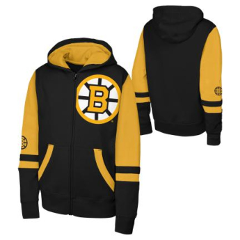 Boston Bruins dječja majica s kapuljačom Face Off Fz Flc Hd