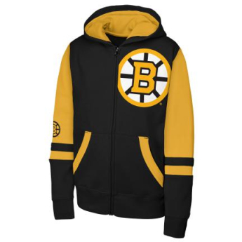 Boston Bruins dječja majica s kapuljačom Face Off Fz Flc Hd