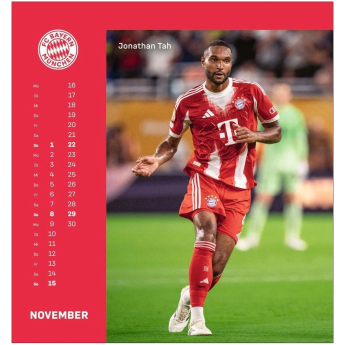 Bayern München kalendar 2026 Postcard