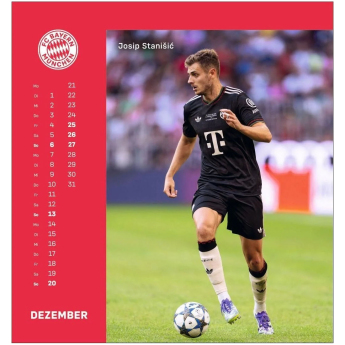 Bayern München kalendar 2026 Postcard