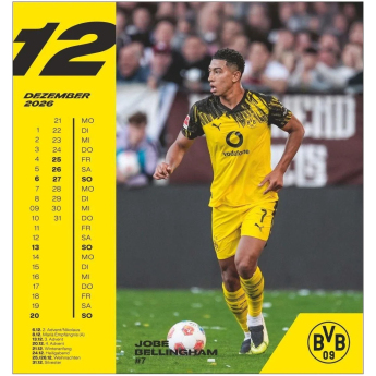 Borussia Dortmund kalendar 2026 Postcard