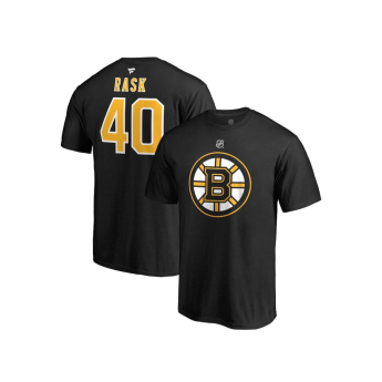 Boston Bruins muška majica #40 Tuukka Rask black