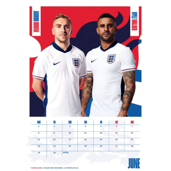 Nogometne reprezentacije kalendar England 2026