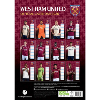 West Ham United kalendar 2026
